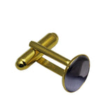 925 Silver Cufflinks 12mm DIY Jewelry Blanks