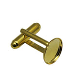 925 Silver Cufflinks 12mm DIY Jewelry Blanks