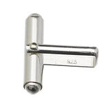 925 Silver Engraved Wedding Cufflinks for Groom