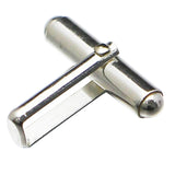 925 Silver Engraved Wedding Cufflinks for Groom