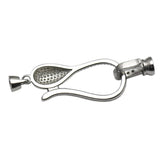 925 Silver CZ Bracelet Hooks Micro Pave Clasp