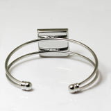 Beadsnice Bracelet Findings Cuff Nickel 20mm Bezel Setting