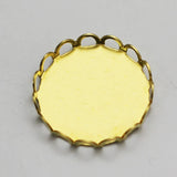Beadsnice 18mm Round Bezel Setting Jewelry Tray for Pendant Making