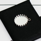 Beadsnice Brass Bezel Pendant Blanks for 20mm Round Base