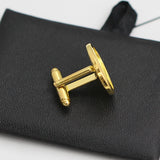 Brass Blank Cufflink Base Men Personalized Wedding Gift DIY Tray