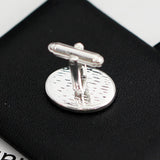 Brass Blank Cufflink Base Men Personalized Wedding Gift DIY Tray