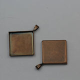 Beadsnice Brass Blank Metal Pendant Base Bezel Fit 1 Inch 5636