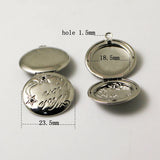 Beadsnice Brass Locket Photo Pendant Necklace