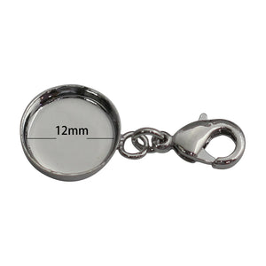 Beadsnice Brass Pendant Setting with Lobster Clasp for Necklace Diy Jewelry