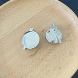 Beadsnice Brass Brooch Base Setting Findings Classic Unisex Jewelry