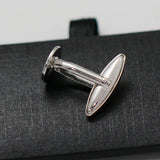 Sterling Silver Cuff Link Base 10mm Glue Pad DIY Cufflink