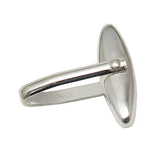 Sterling Silver Cuff Link Base 10mm Glue Pad DIY Cufflink