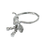 925 Sterling Silver Ring Base Adjustable Semitrailer Blank