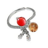 925 Sterling Silver Ring Base Adjustable Semitrailer Blank