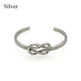 Beadsnice Knotted Bracelet Open Steel Women's Bracelet