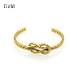 Beadsnice Knotted Bracelet Open Steel Women's Bracelet