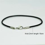 Beadsnice Bracelet Cord 2mm 19cm 12x6mm Clasp Strand ID 9548