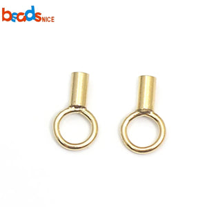 Beadsnice Cord End Cap Bracelet with Hook Clasp ID40023