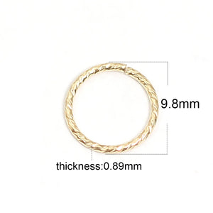 Gold-Filled Seal Split Jump Rings Finding