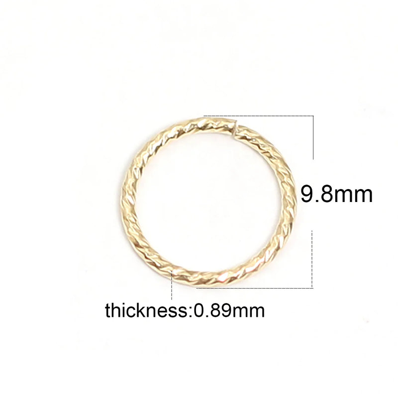 Gold-Filled Seal Split Jump Rings Finding