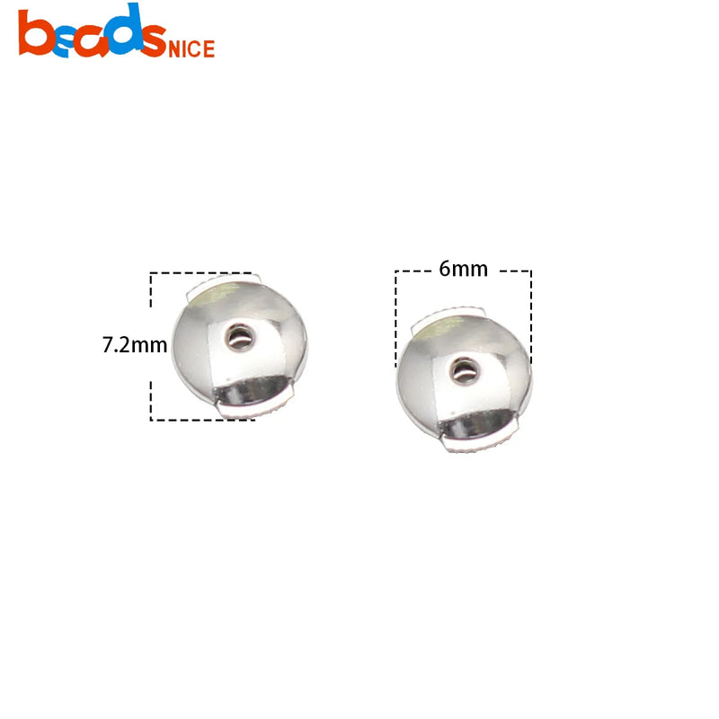 925 Silver Earring Backs for Jewelry Making