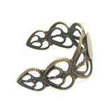 Beadsnice ID11580 8mm Ring Base Antique Brass Nickel Lead