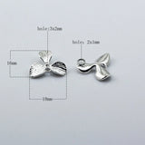 Brass Flower Findings Charm Pendant Accessory Supply