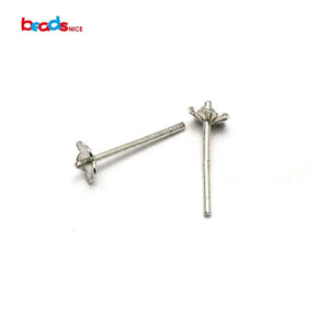 Vintage Silver 925 Stud Earrings with Earring Backs