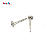 Vintage Silver 925 Stud Earrings with Earring Backs