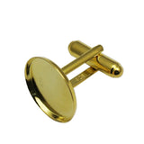 925 Silver Cufflinks with 18mm Blanks French Backs