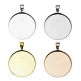 Square 25mm Photo Pendant Base Tray Bezel Cup Setting Sterling Silver 925