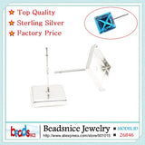 925 Silver Stud Earrings Hot Fine Jewelry