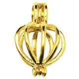 925 Sterling Silver Cage Charm Finding for DIY Jewelry