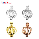 925 Sterling Silver Cage Charm Finding for DIY Jewelry