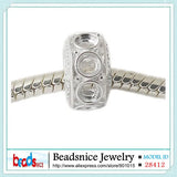 925 Silver Hollow Spacer Beads European Beads