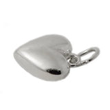 Beadsnice ID28442 925 Silver Heart Charm Love Charms for Her