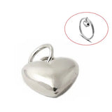 Beadsnice ID28442 925 Silver Heart Charm Love Charms for Her