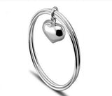 Beadsnice ID28442 925 Silver Heart Charm Love Charms for Her