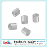 925 Silver Crimp Tube End Beads DIY Jewelry Making