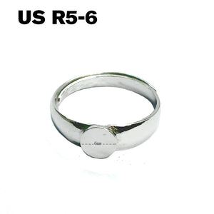 Adjustable Ring Base Flat Pad 6mm Findings Blank Jewelry