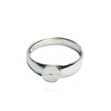 Adjustable Ring Base Flat Pad 6mm Findings Blank Jewelry