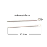 925 Silver Brooch Pin Component for Jewelry Making