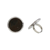 Adjustable Brass Ring Setting for 25mm Blanks - Jewelry Making