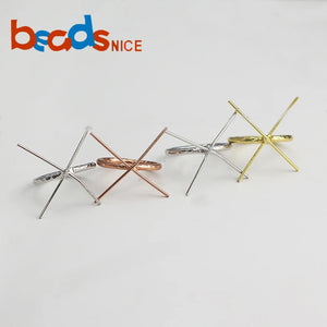 Sterling Silver Ring Blanks Claw Setting Jewelry Making