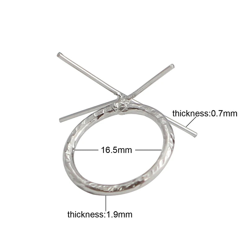 Sterling Silver Ring Blanks Claw Setting Jewelry Making