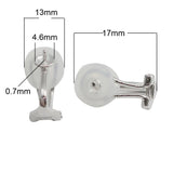 Sterling Silver Clip On Earring Finding For Non Pierced Jewelry
