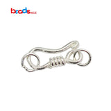 925 Silver Hook & Eye Clasp for Bracelet Necklace