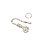 925 Silver Hook & Eye Clasp for Bracelet Necklace
