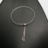 Sterling Silver Adjustable Bracelet With Extension Chain - Gift For Her