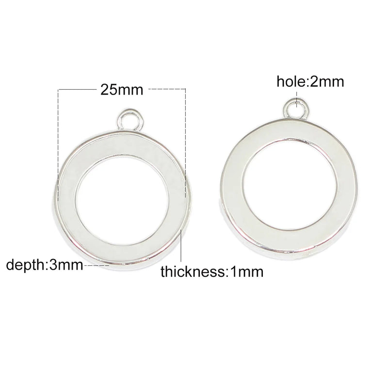 Brass Pendant Base 18/20mm Bezel Cup Pendant Settings